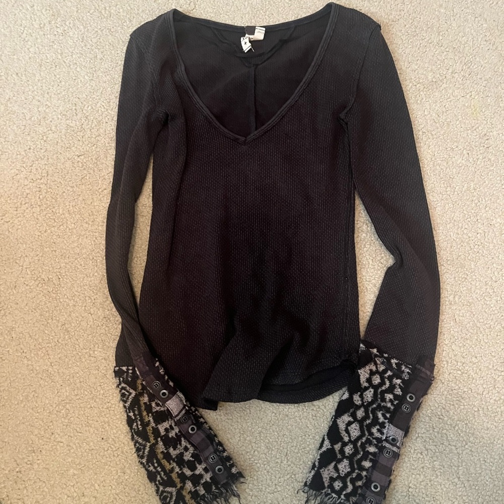 Free People We The Free Cuff Henley